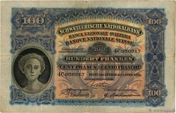 100 Francs SUISSE  1924 P.35a BC