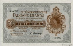 50 Pence ISOLE FALKLAND  1969 P.10a