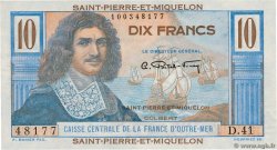 10 Francs Colbert SAINT PIERRE AND MIQUELON  1946 P.23