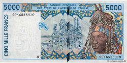 5000 Francs ESTADOS DEL OESTE AFRICANO  1999 P.113Ai