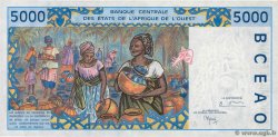 5000 Francs WEST AFRICAN STATES  1999 P.113Ai AU