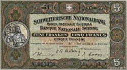 5 Francs SUISSE  1952 P.11p