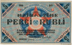 5 Rubli LETTLAND Riga 1919 P.R3a VZ