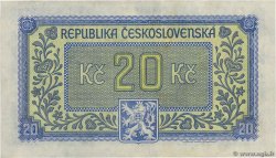 20 Korun CECOSLOVACCHIA  1945 P.061a BB
