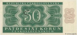 50 Korun TSCHECHOSLOWAKEI  1950 P.071s(b) ST