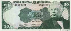 20 Bolivares VENEZUELA  1974 P.053a AU-
