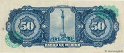 50 Pesos MEXICO  1969 P.049r VF