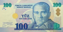 100 Lira TURKEY  2005 P.221 UNC-