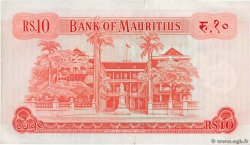 10 Rupees MAURITIUS  1967 P.31c XF-
