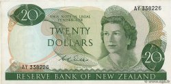 20 Dollars NEW ZEALAND  1967 P.167a VF+