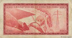 100 Francs LUXEMBOURG  1963 P.52a TB