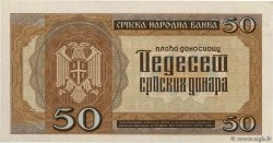 50 Dinara SERBIE  1942 P.29 pr.NEUF