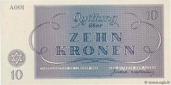 10 Kronen ISRAËL Terezin 1943 WW II.704 pr.NEUF