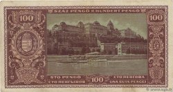 100 Pengö UNGARN  1945 P.111b SS