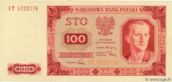 100 Zlotych POLEN  1948 P.139a VZ