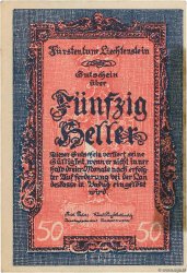 50 Heller LIECHTENSTEIN  1920 P.03 EBC