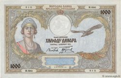 1000 Dinara YUGOSLAVIA  1931 P.029 AU-