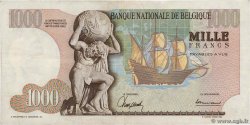 1000 Francs BELGIQUE  1967 P.136a TTB