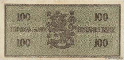100 Markkaa FINLANDE  1955 P.091a TB
