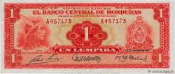 1 Lempira HONDURAS  1951 P.045a TTB+