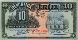 10 Pesos PARAGUAY  1923 P.150 q.AU