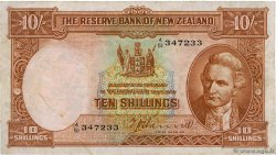 10 Shillings NEW ZEALAND  1940 P.158a F