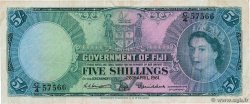 5 Shillings FIJI  1961 P.051b VF-