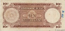 10 Shillings FIDJI  1965 P.052e TB