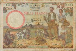 1000 Francs TUNESIEN  1946 P.26 S