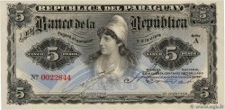 5 Pesos PARAGUAY  1907 P.156