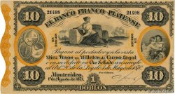 10 Pesos URUGUAY  1871 PS.172a SUP