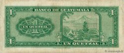 1 Quetzal GUATEMALA  1968 P.052e F