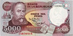5000 Pesos COLOMBIA  1995 P.440 SC+