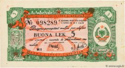 5 Lek ALBANIA  1953 P.FX05 UNC