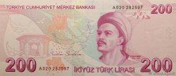 200 Lira TURKEY  2009 P.227 UNC