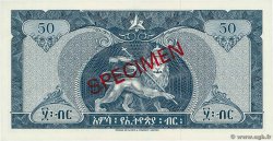 50 Dollars Spécimen ÄTHIOPEN  1966 P.28s ST