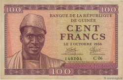 100 Francs GUINÉE  1958 P.07 TTB