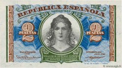 2 Pesetas ESPAÑA  1938 P.095 SC