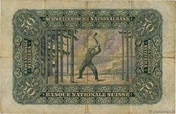 50 Francs SUISSE  1939 P.34i MB