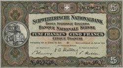 5 Francs SWITZERLAND  1949 P.11n XF