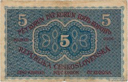 5 Korun CECOSLOVACCHIA  1919 P.007a MB