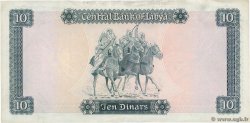 10 Dinars LIBYA  1972 P.37b VF+
