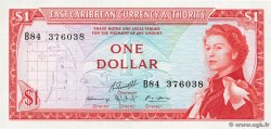 1 Dollar EAST CARIBBEAN STATES  1965 P.13g UNC-