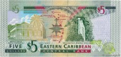 5 Dollars EAST CARIBBEAN STATES  2008 P.47a SC+