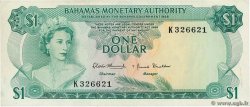 1 Dollar BAHAMAS  1968 P.27a MBC+