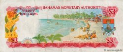 3 Dollars BAHAMAS  1968 P.28a TTB