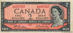 2 Dollars CANADA  1954 P.076b MB