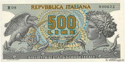 500 Lire ITALIA  1966 P.093a q.FDC