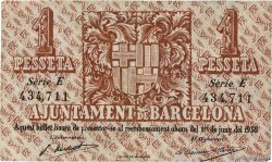 1 Pesseta ESPAGNE Barcelona 1937 C.78.1 TTB