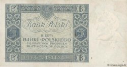 5 Zlotych POLOGNE  1930 P.072 TTB